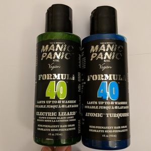 Manic Panic hair dye Electric Lizard and Turquoise